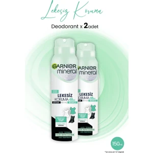 Mineral Lekesiz Koruma Ferah Sprey Deodorant 150 ml x 2 Adet