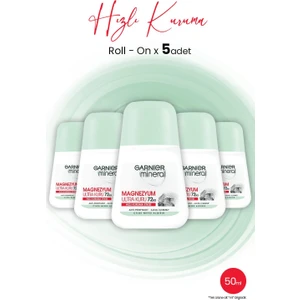 Mineral Magnezyum Ultra Kuru Roll-On 72 Saat x 5 Adet