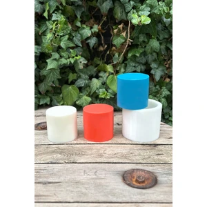 Silindir 3D Mum Kalıbı 8x8x8 ( Silikon ) 1 Adet