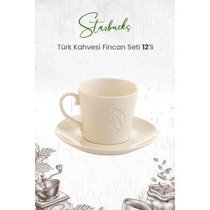 Türk Kahvesi Fincan Seti 12'li