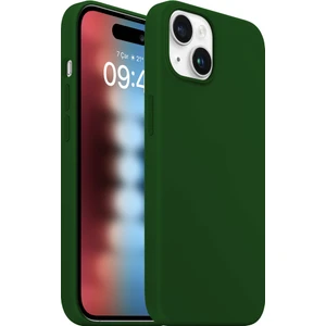 Buff iPhone 15 Rubber Fit Kılıf Dark Green