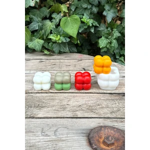 Rufus Concept Bubble Küp Mini Silikon Mum Kalıbı