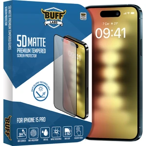 Buff iPhone 15 Pro 5d Matte Ekran Koruyucu