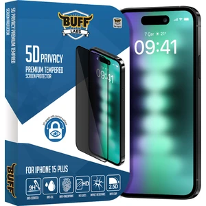 iPhone 15 Plus 5d Privacy Ekran Koruyucu