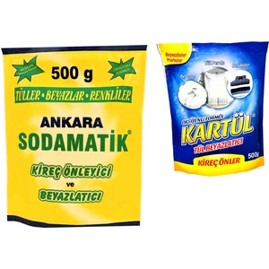 Ankara Sodamatik 500Gr * 1 Adet + Kartül Tül Beyazlatıcı 500Gr * 1 Adet