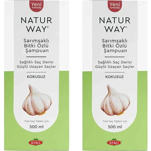 Naturway Şampuan 500ml Sarımsaklı 2 Adet