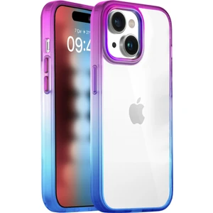 Buff iPhone 15 Air Bumper Rainbow Kılıf Blue Purple