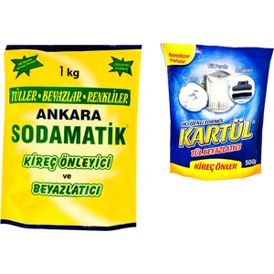 Ankara Sodamatik 1 kg * 1 Adet + Kartül Tül Beyazlatıcı 500 gr * 1 Adet