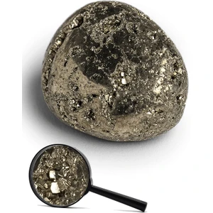 Tesbih Atölyesi Sertifikalı Aaa+ Pirit Taşı Kütle - Peru