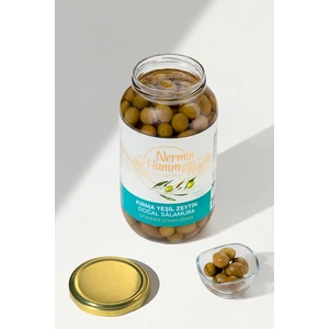 Nermin Hanım Zeytinliği Edremit Yeşil Kırma Zeytin (650 Gr)