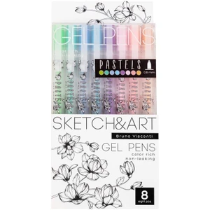 Bruno Visconti Sketch&art "dreamwrite Pastel" 0.8mm 8 Renk Jel Kalem