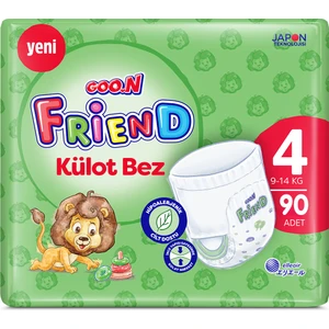 Goo.n friend 4 Numara Külot Bebek Bezi - Cilt Dostu - 90 Adet
