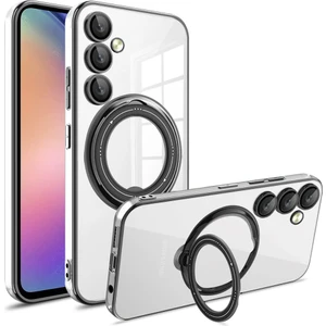 Samsung Galaxy A54 5g Pc+Tpu Rotasyon Kickstand Cover Telefon Kılıfı Magsafe ile Uyumlu (Yurt Dışından)