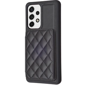 Samsung Galaxy A53 5g Kart Yuvaları Deri Kaplamalı Tpu Kickstand ile Telefon Kılıfı (Yurt Dışından)