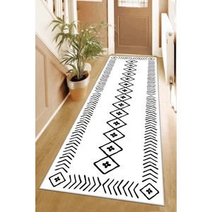 West Home Makinede Yıkanabilir Kaymaz Taban Leke Tutmaz Modernkesme Yolluk Mutfak Yolluk Halı Yolluk