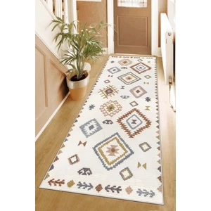 West Home Makinede Yıkanabilir Kaymaz Taban Leke Tutmaz Modernkesme Yolluk Mutfak Yolluk Halı Yolluk