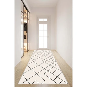 West Home Makinede Yıkanabilir Kaymaz Taban Leke Tutmaz Modernkesme Yolluk Mutfak Yolluk Halı Yolluk
