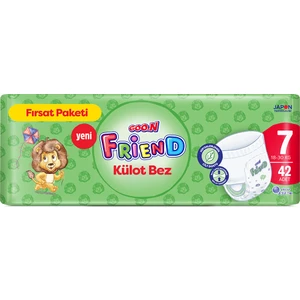 Goo.n friend 7 Numara Külot Bebek Bezi - Cilt Dostu - 42 Adet