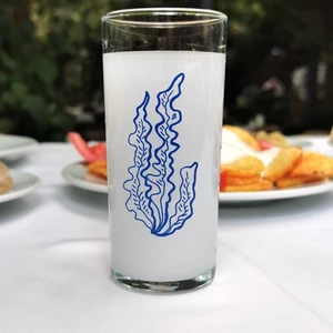 The Lucid Lab Blue Coral V2 / Mercan Baskılı Paşabahçe Rakı Kadehi Ürününün Kopyası - 6 Adet