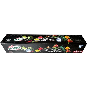 Şeffaf Mutfak Rulo Streç Film Folyo - 45 Cm. x 250 Metre - Gıdaya Uygun - 1 Paket