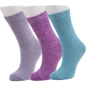 Moyra Socks 3'lü Sweet Baskılı Pamuklu Kışlık Kadın Soket