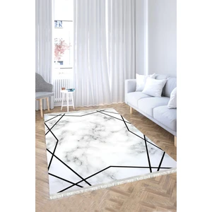 Kaymaz Tabanlı Makinada Yıkanabilir Dekoratif Salon Halısı Mutfak Halısı Yolluk