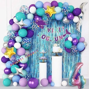 Düvenci Ticaret Deniz Kızı Temalı Balon Zincir Set
