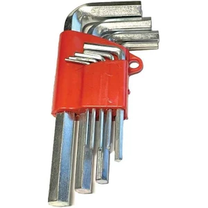 9'lu Düz Alyan Anahtar Seti 120 mm