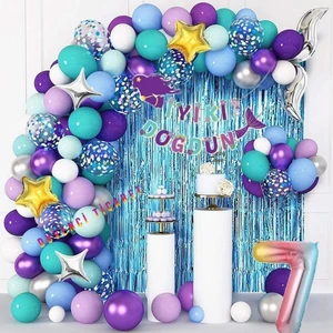 Düvenci Ticaret Deniz Kızı Temalı Balon Zincir Set