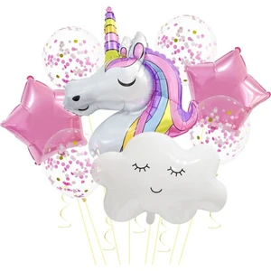 Düvenci Ticaret Unicorn Temalı Parti Balonlar Bulut Folyo