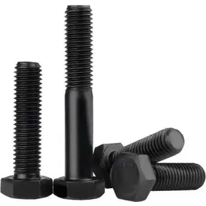 M8X45 Anahtar Başlı Civata 8.8 Siyah 1 Paket (10 Adet)