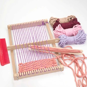 Çocuk Dokuma Seti 22 Kanallı Tezgah ile Strateji ve Zeka Geliştirici Oyun