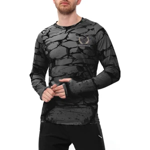 Uzun Kollu T-Shirt Evoco Füme Erkek Nefes Alabilir Kumaşla Şık Tasarım