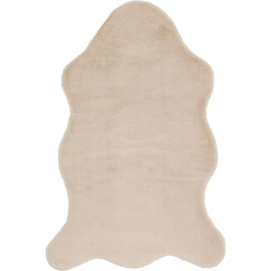 Eko Halı Mollıs New Mls Beıge New Yumuşak Dokulu Tüylü Yıkanabilir Üst Kalite Pofuduk Tavşan Postu