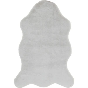 Eko Halı Mollıs New Mls Sılver New Yumuşak Dokulu Tüylü Yıkanabilir Üst Kalite Pofuduk Tavşan Postu