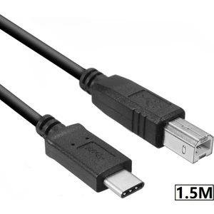 4969 Tpe C To USB Printer Yazıcı Tarayıcı Ara Bağlantı Kablosu 1.5metre
