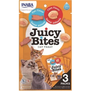Inaba Juicy Bites Balıklı ve Isteridyeli Kedi Ödül Maması 3 Paketli