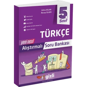 Gizli Yayınları 5. Sınıf Türkçe Alıştırmalı Soru Bankası