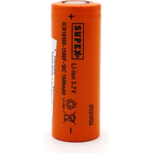 18500 3.7 Volt 1500MA 10C Pil Düz Kafa