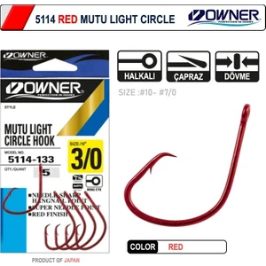 5114 Mutu Light Red Japon Iğne Balıkmarketim