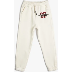 Basic Jogger Eşofman Altı Şardonlu Cepli Beli Bağlamalı