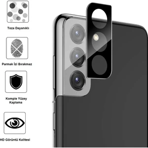 Samsung Galaxy S21 Plus Flexible Kamera Lens Koruma Camı 3D