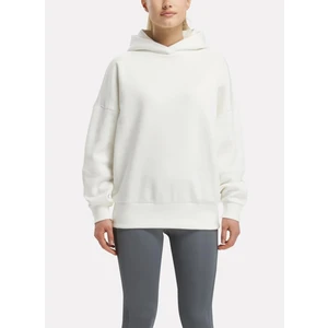 Ekru Kadın Yuvarlak Yaka Sweatshirt IL2108 Lux Oversızed Hoodıe