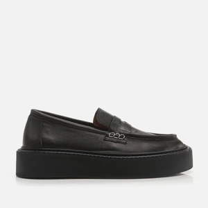 01AYH272560A100 Hakiki Deri Siyah Kadın Loafer
