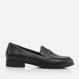 01AYH274640A100 Hakiki Deri Siyah Kadın Loafer
