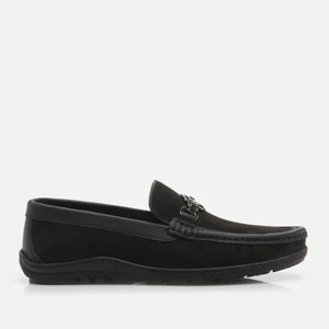 02AYH273840A100 Hakiki Deri Siyah Erkek Loafer