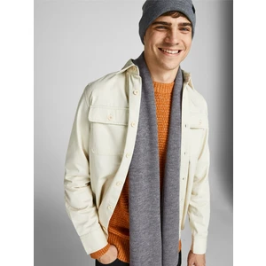 Jack & Jones Gri-Melanj Erkek Bere&atkı Seti 12163827
