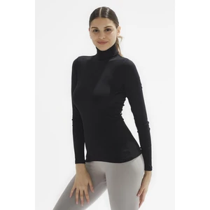 Blossom Balıkçı Yaka Organik Pamuk Uzun Kollu Örme T-Shirt 1048