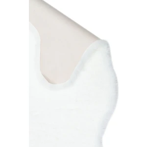 Eko Halı Mollıs New Mls Whıte New Yumuşak Dokulu Tüylü Yıkanabilir Üst Kalite Pofuduk Tavşan Postu