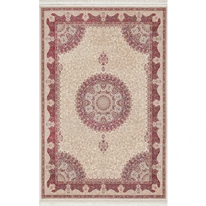 Royal Halı Yadigar JE01D Klasik Desenli Yumuşak Dokulu Yüksek Kalite Sık Dokuma 150 Tarak Ipek Halı